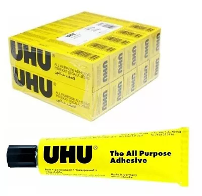 UHU All Purpose Adhesive Strong Clear Glue 60ml - Ideal For Resin Model Kits • £7.99