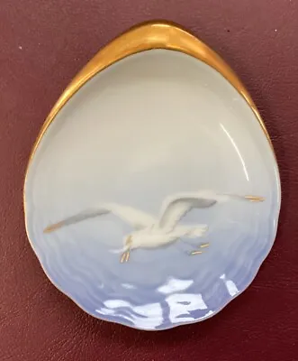Vintage Bing & Grondahl B&G Seagull #200 Oyster Shooter Ring Jewelry Small Dish • $7.19