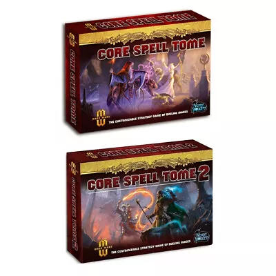 Mage Wars War Card Game Core Spell Tome 1 & 2 NEW SEALED Arcane Wonders • $49.99