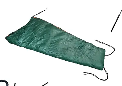 REI  Yukan  Vintage Duck Down & Feather Sleeping Bag GREEN 31” X 81  *USED* • $59.99