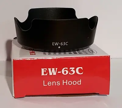 EW-63C Lens Hood For Canon EF-S 18-55mm F/3.5-5.6 IS STM 58mm Boxed • £7.65