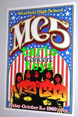 MC5 - MC 5 - Westfiled Us - 3 October 1969  - Concert Poster • $19.99