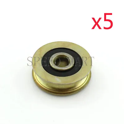 $11.79 • Buy 5pc 6x28.5x8mm U Groove Guide Pulley Sealed Rail Ball Bearing 
