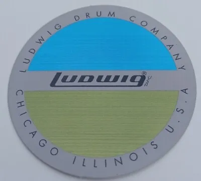 Ludwig Blue Olive Foil Sticker Decal • $4.99
