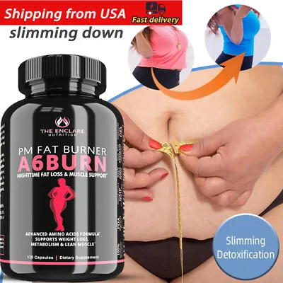 Night Time Fat Burner Sleep Aid.Weight Loss For Women Metabolism Booster • $12.25
