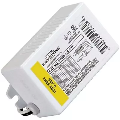 Keystone KTEB-126-1-TP 1-Lamp 26 Watt Compact Fluorescent Ballast - G24q 120V • $14.39