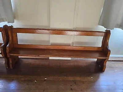 4-5 Seater Kauri Pine Church Pews  (6 Available) • $400