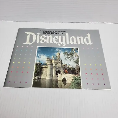 VTG Disneyland A Pictorial Souvenir Of Walt Disney's Disneyland 1987  • $20