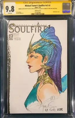 PETER STEIGERWALD CGC 9.8 ORIGINAL SOULFIRE Sketch Art Not CBCS MICHAEL TURNER • $599.99