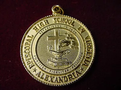 $20 • Buy St Episcopal High School Alexandria VA Medal/Pendant -In Memoriam  SP Robinson