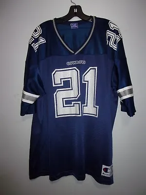 Vintage Dallas Cowboys Deion Sanders #21 Football-NFL Champion Jersey XXL 52 • $25