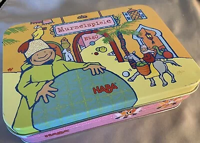 HABA Murmelspiele / Marbles  No. 40  Game In A Tin - 1-4 Players Germany • $14