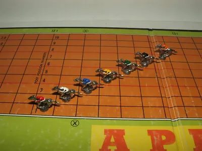 7 Piece Figurine Vintage Apba American Saddle Win Place Show Horse Racing Game • $19.75