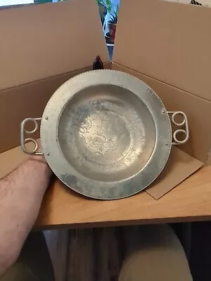 Hand Forged Aluminum Serving Bowl Vintage Antique  • $9.99