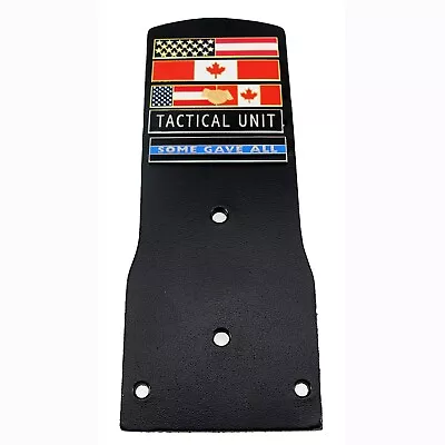 $7.49 • Buy NY NJ Style Police Leather Citation Bar Holder Name Tag Badge Backer 1-10 Slot