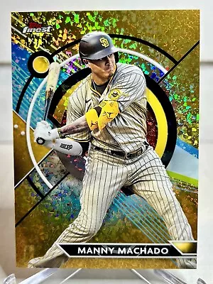 2023 Topps Finest - Gold Refractor #84 Manny Machado /50 Padres  • $19.99