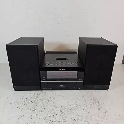 Sony CMT-BX77DBi Micro Bookshelf Stereo System CD Player With DAB Working  • £39.99