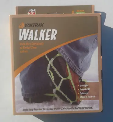 Yaktrax Walker Snow Grips Size Large Glow Green • £14.99