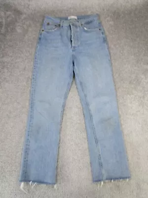 Zara Jeans Womens 6 Light Wash Denim Button Fly *Read • $24.99