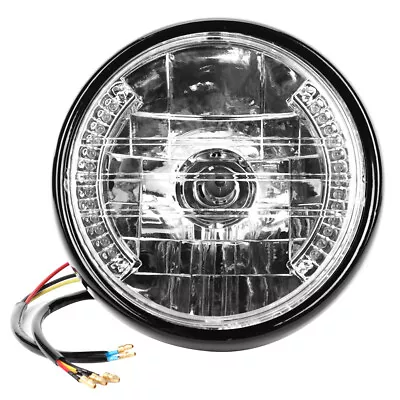 7 Inch Headlights With Bracket Universal 7in Motorcycle Headlamp Headlight • $45.83