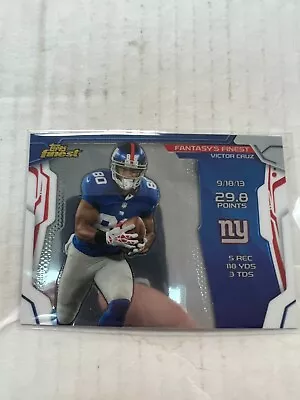 Victor Cruz 2014 Finest Fantasy's Finest Base Card #FF-VC • $2.50