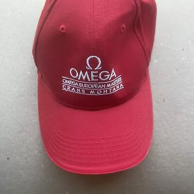 OMEGA Mens Vintage European Masters Crans-Montana Baseball Cap • $25