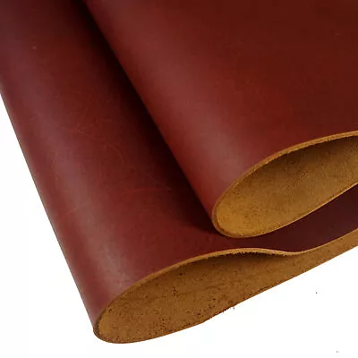 Tooling Cowhide Leather Pre-Cut Leathercraft Pieces 5/6OZ For DIY Crafts Hobby • $9.90
