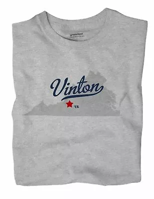 Vinton Virginia VA T-Shirt MAP • $19.50