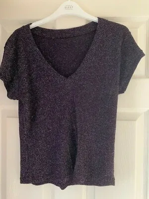 Mackays Top Jumper Size 14 - Purple Sparkle - Recorded Post • £8.95