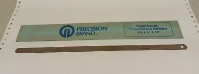 .006 Precision Steel Feeler Gage 1/2  X 12  USA Factory New  • $3.75