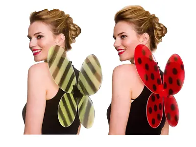 Insect Wings Adults Bumble Bee Ladybird Instant Fancy Dress • £5.99