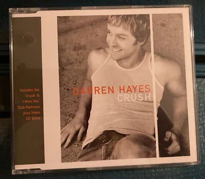 Darren Hayes Crush CD Single Featuring Video And Club Remixes • £7.50