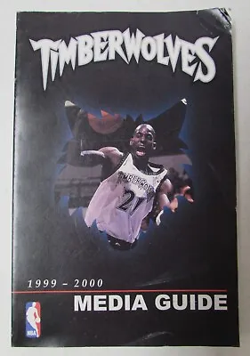 1999-2000 Minnesota Timberwolves (NBA) Official Media Guide/Yearbook • $8.99