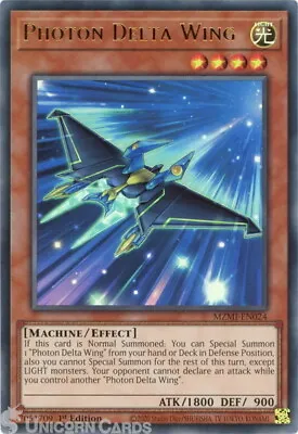 MZMI-EN024 Photon Delta Wing :: Ultra Rare 1st Edition YuGiOh Card • £1.38