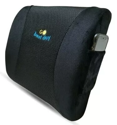 Lumbar Back Support Cushion For Office Car Chair Memory Foam Lower Back Pain • $19.50