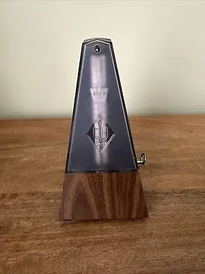 Wittner Plastic Key Wound Metronome Wood Tone  Made In Germany *USED WORKS* • $29.99