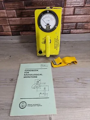 Victoreen Instrument Company CDV-720 Model No.3A  W/Strap & FEMA Handbook • $159.98
