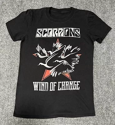 Scorpions T-Shirt Winds Of Change Adult Size Small Black 2017 Epic  • $12