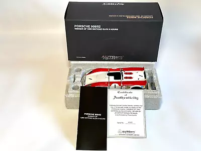 AUTOart 1/18 Porsche (ポルシェ) 908 / 02 Winner Of 1969 Watkins Glen 6 Hours • $112