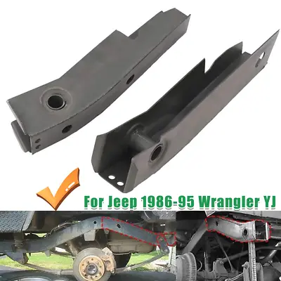 2X Rear Shackle Mount Frame Repair Kit For 1986-1995 Jeep Wrangler YJ  • $53.88