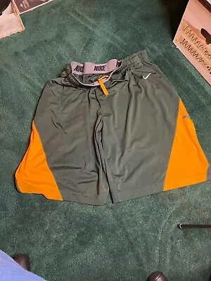 Nike Oakland A's Green/yellow Shorts NWOT • $20