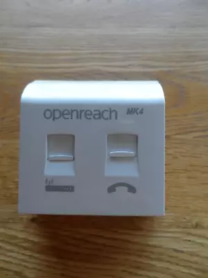 2021 BT Openreach Telephone Master Socket NTE5c MK2 & VDSL/ADSL Faceplate MK4 • £5.95