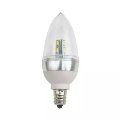 2W LED Torpedo 12V Low Voltage Candle Bulb E12 Base Candelabra 3000K • $11.99