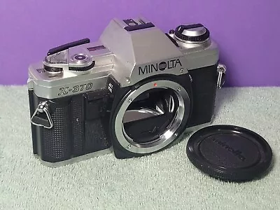 Minolta X-370 35mm Film SLR Manual Focus Camera Body MD Mount ....#8896630 • $50