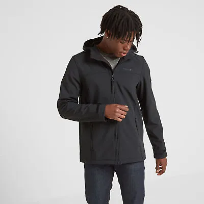 TOG 24 Mens Feizor Softshell Jacket Hooded Windproof Water Resistant Breathable • £39