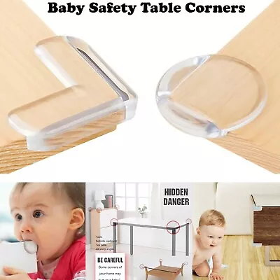 Baby Safety Table Corner Cushions For Kids Child Proof Desk Edge Protector Guard • £2.48