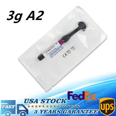 Denshine Dental Micro Hybrid Light Cure Resin Composite Syringe Shade A2Lab Tool • $11.94