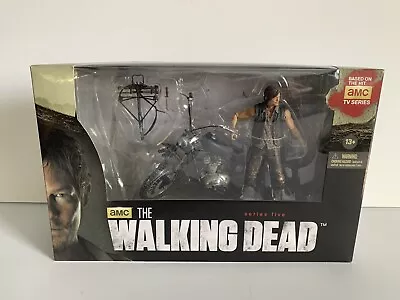 AMC The Walking Dead Series 5 DARYL DIXON CHOPPER BIKE Motorcycle Deluxe Box Set • $60