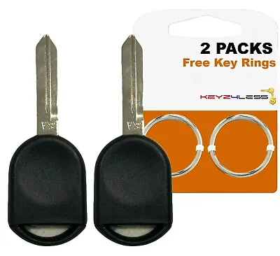 2x New Transponder Ignition Car Key For Ford Lincoln Mercury Mazda 40 Bit Chip • $13.95