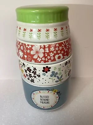 Unique Blessed Beyond Measure Canning Jar Themed Measuring Cups By Pavilion • $12